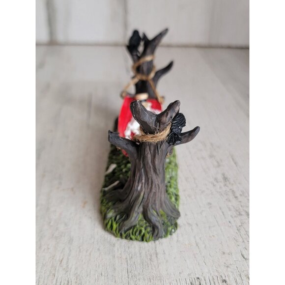 Skeleton on hammock Halloween Village accessory decor figure - Picture 4 of 8